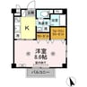 瀬戸大橋線/茶屋町駅 徒歩4分 4階 築20年 1Kの間取り