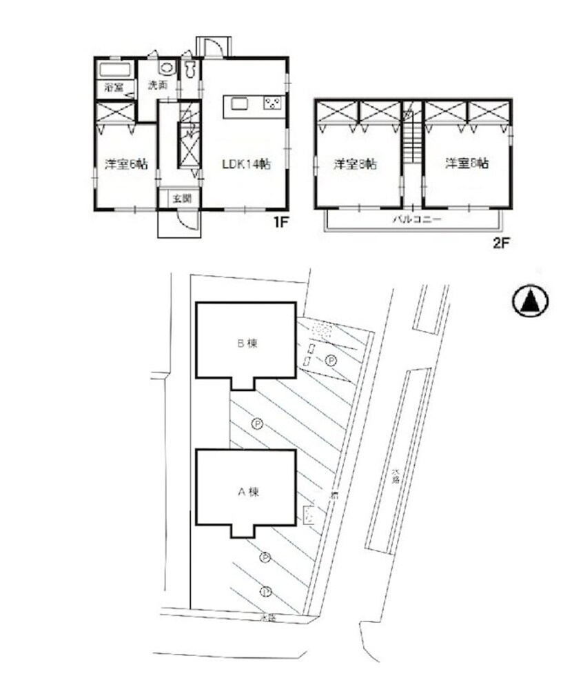 間取図 山陽本線（中国）/西阿知駅 徒歩21分 1-2階 築10年