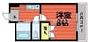 宇野線<宇野みなと線>/茶屋町駅 徒歩12分 1階 築28年 1Kの間取り