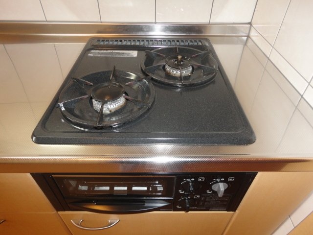 ２口ガスコンロ 山陽本線（中国）/倉敷駅 バス10分四十瀬球場前下車:停歩9分 2階 築20年