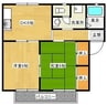 山陽本線（中国）/新倉敷駅 徒歩19分 1階 築30年 2DKの間取り