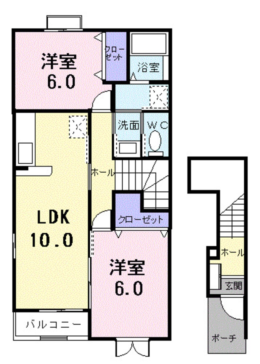 間取図 ビッグベア－　Ａ