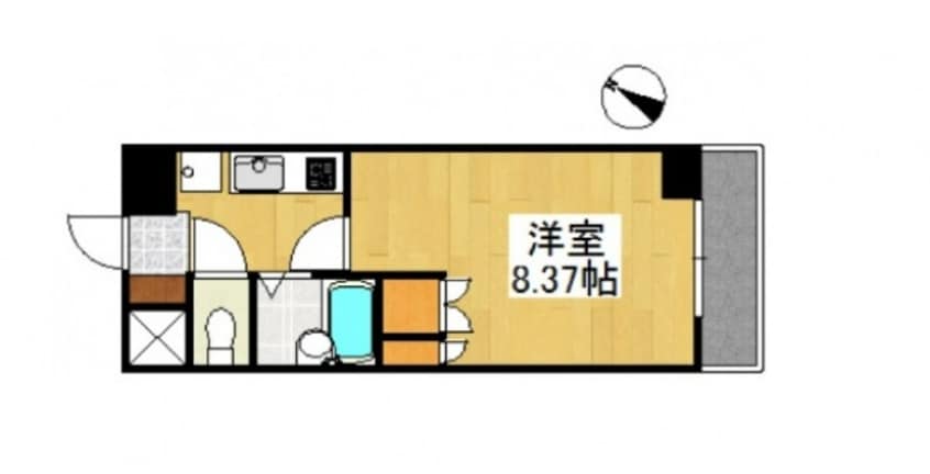 間取図 ジュネス天領Ⅰ