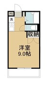 エスポワール中庄 1Kの間取り