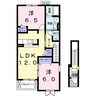 アルバーダ・ＫⅢ 2LDKの間取り