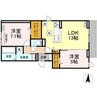 カンパニュラ 2LDKの間取り