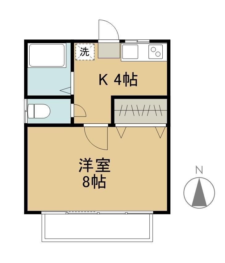 間取り図 コーポハーベスト