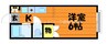 吉備線<桃太郎線>/東総社駅 徒歩19分 2階 築31年 1Kの間取り