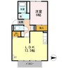 プレジール岡本 1LDKの間取り