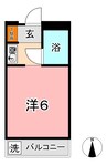 サンピア倉敷 1Rの間取り