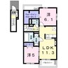 ヴァンヴェール　Ⅱ 2LDKの間取り