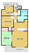 クリーンピア倉敷老松 3LDKの間取り