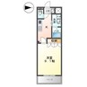 カントリードール 1Kの間取り