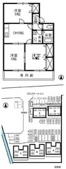 エスポワール都Ⅱ 3DKの間取り