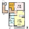 フォルビート 1LDKの間取り