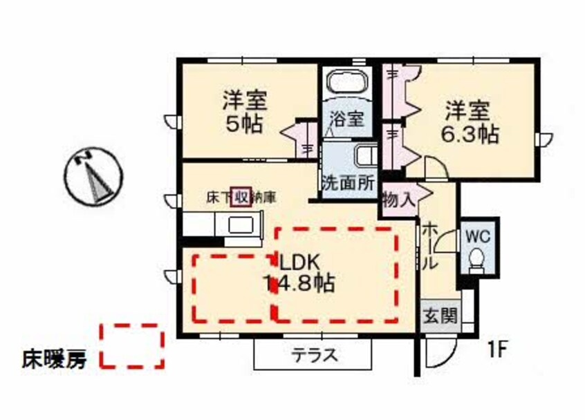間取図 ジョリカⅣ