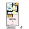レイ　ヴェレーナ 1Kの間取り