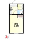 リメイン福島A 1Rの間取り