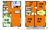 羽島台貸家 4LDK+Sの間取り