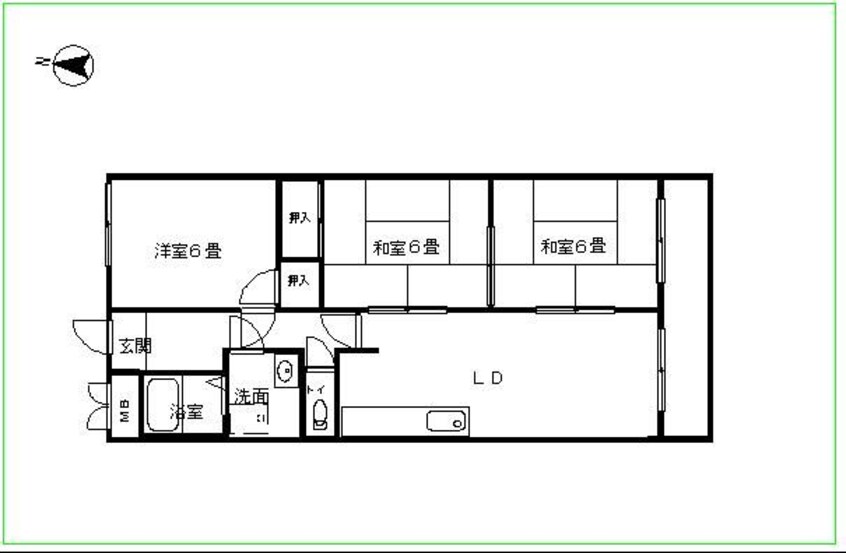 間取図 永信マンション