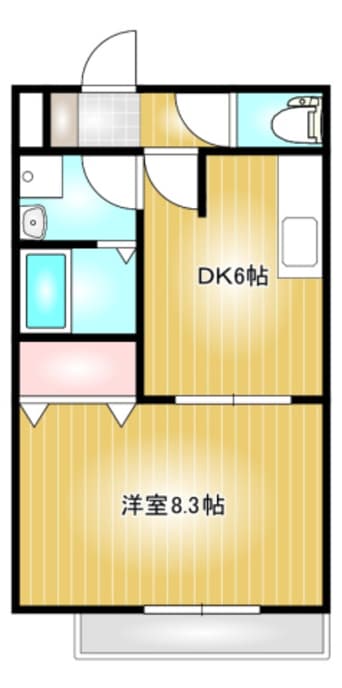 間取図 メゾンナガヤマA