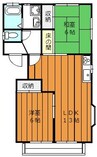 ロイヤルパレス 2LDKの間取り