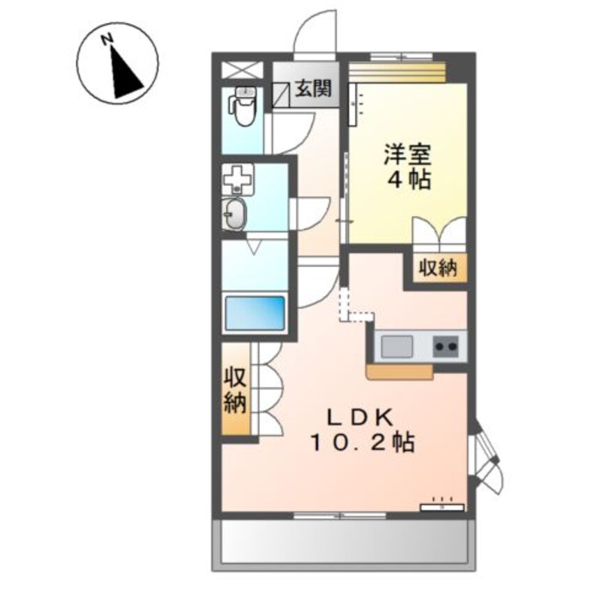 間取図 コーポウインクル