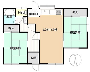 間取図 はくらくハウス