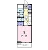 ポミエ 1Kの間取り