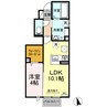 アリエッタ 1LDKの間取り
