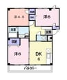 エクシ－ド永山　Ｂ 3DKの間取り
