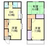 ハピネス岡本 3DKの間取り