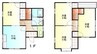 白楽町一戸建借家 4DKの間取り
