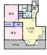 エスポワール２１ 2LDKの間取り