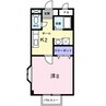 天神ヒルズＡ 1Kの間取り