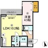 ベイ　ブランシェ老松 1LDKの間取り