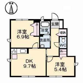 間取図 トリアス　Ａ棟