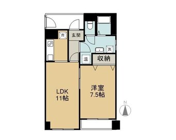 間取図 コンチネンタル・インＢ