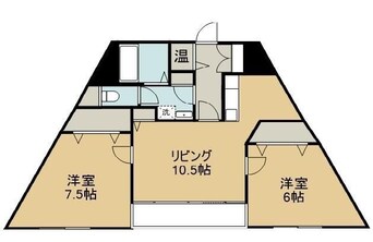 間取図 コンチネンタル・インＢ