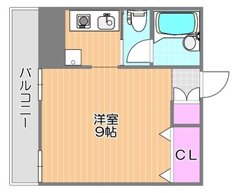 間取図 ラ・メール撫川