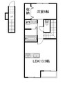 GRACECoCo 1LDKの間取り