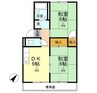 プレジール佐藤　Ｂ棟 2DKの間取り