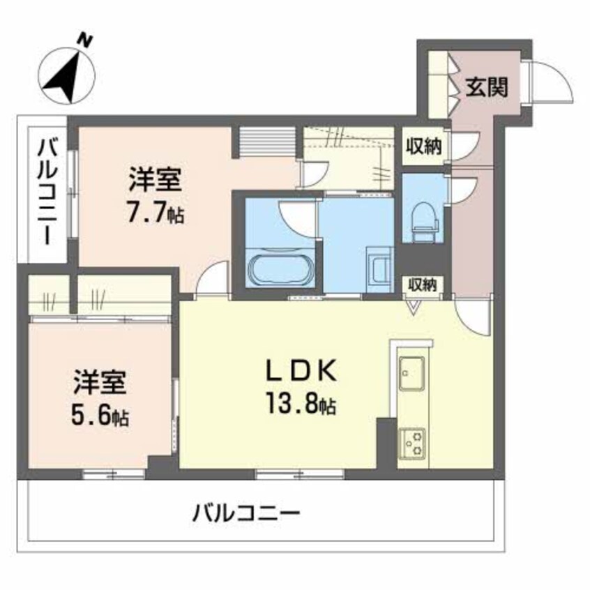 間取図 トリフォリア