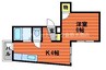 榊原マンション 1Kの間取り