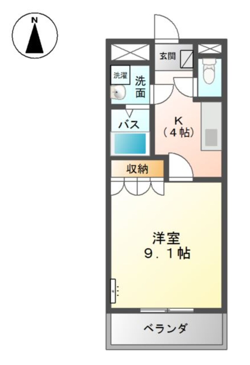 間取図 シエル　Ａ