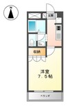 グリーンパレスⅢ 1Kの間取り