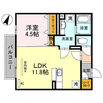 間取図 水島臨海鉄道水島本線/西富井駅 徒歩36分 3階 築11年