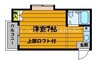 宇野線<宇野みなと線>/久々原駅 徒歩13分 2階 築32年 1Kの間取り