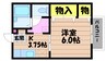 プチプラージュ 1Kの間取り