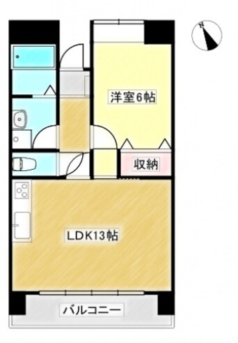 間取図 シャインコートチボリ